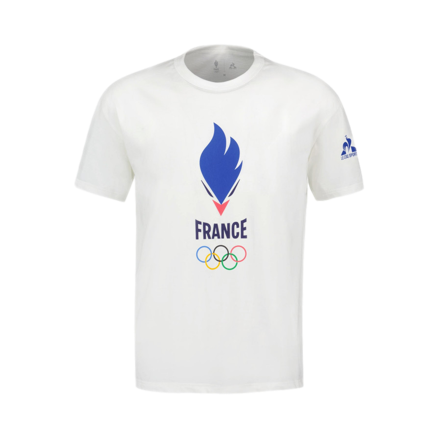 T-shirt Blanc Logo JO 2024