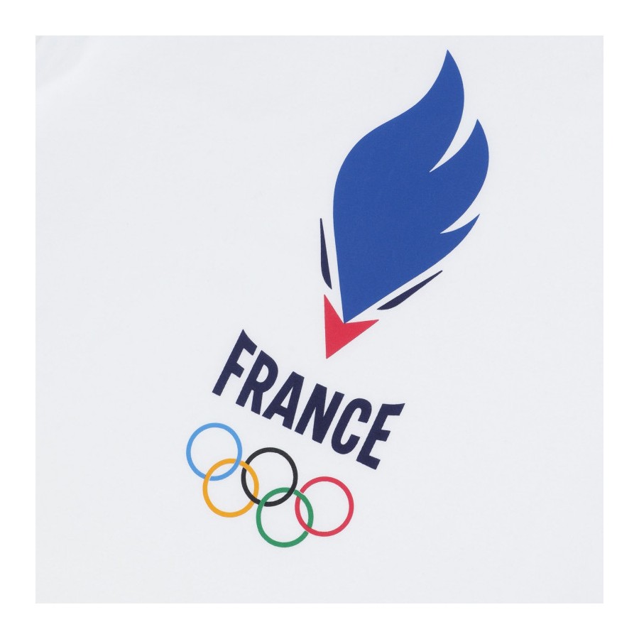 T-shirt Blanc Logo JO 2024