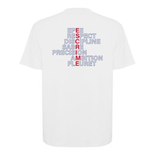 T-shirt Mots Fléchés BLANC