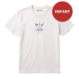 T-shirt ENFANTESCRIME SIGNATUREBLANC