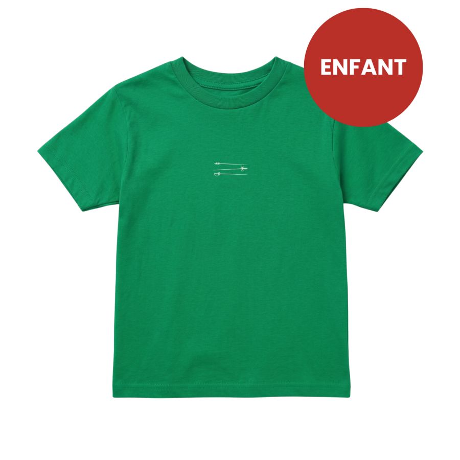 T-shirt ENFANT VERT Duel et Courage