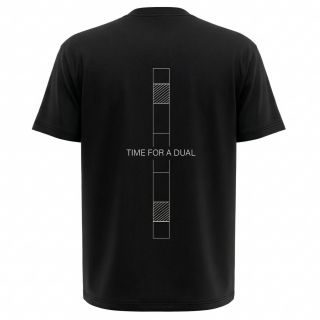 T-shirt Oversize NOIR Time For a Dual