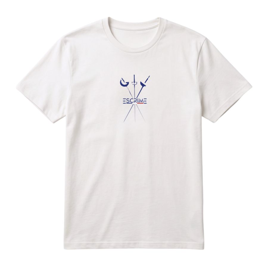 T-shirt Supporter Escrime Blanc