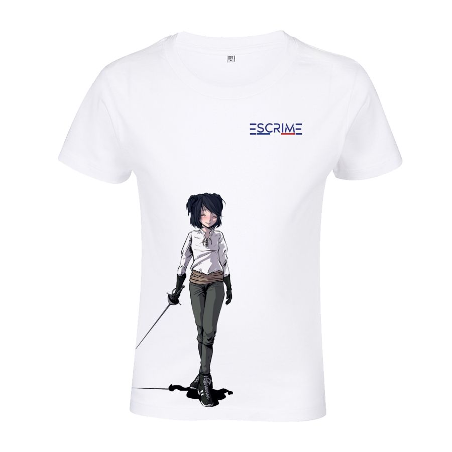 T-shirt Manga LOU Debout