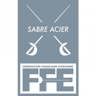 Écusson Sabre acier Écusson Sabre acier