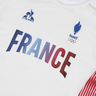 T-shirt d'Entraînement Blanc Officiel JO 2024