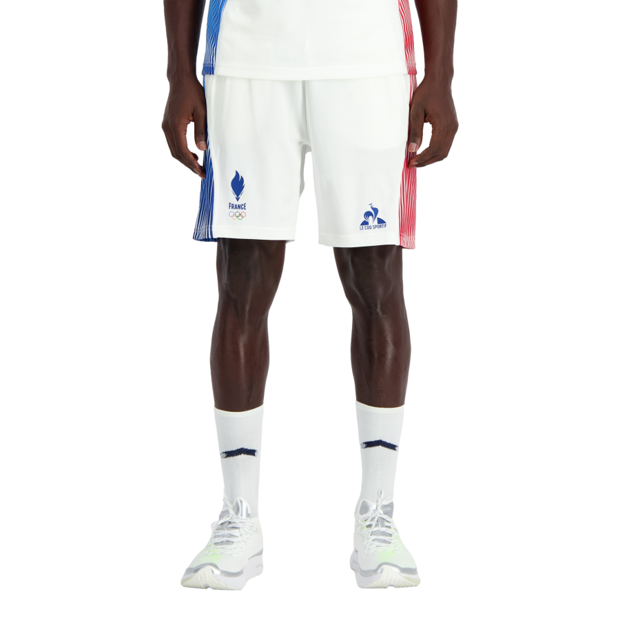Short d'Entraînement Blanc Officiel JO 2024